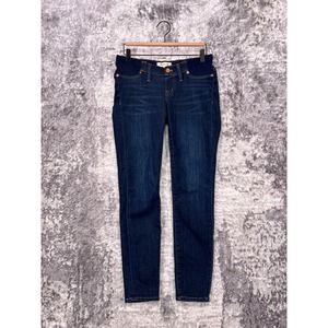 Madewell Jeans 27 Womens Maternity Skinny Dark Wash Denim